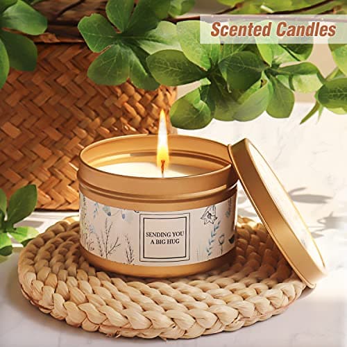 Birthday Gifts for Women, Unique Happy Birthday Gift Basket Self Care Package Bday Ideas with Luxury Flannel Blanket for Mom Her Best Friends Sister Wife Friendship