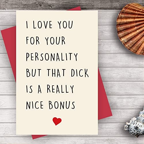 Alzombi Special Anniversary Card, Funny Dirty Birthday Valentine's Card for Husband Boyfriend Him Fiance Men