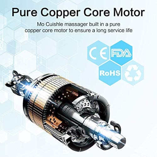 Mo Cuishle Electric Shiatsu Back Massager with Heat - Powerful 3D Kneading for Neck, Shoulder, Lower Back Pain Relief - Ergonomic Design for Home, Office, & Car - Gifts for Women, Men, Mom & Dad