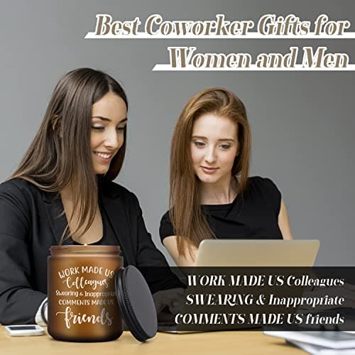 Coworker Leaving Gifts for Women Men - Funny Farewell Candle Gift for Colleagues Friends Going Away Birthday Christmas Office Goodbye Present for Work Bestie Boss Female Male
