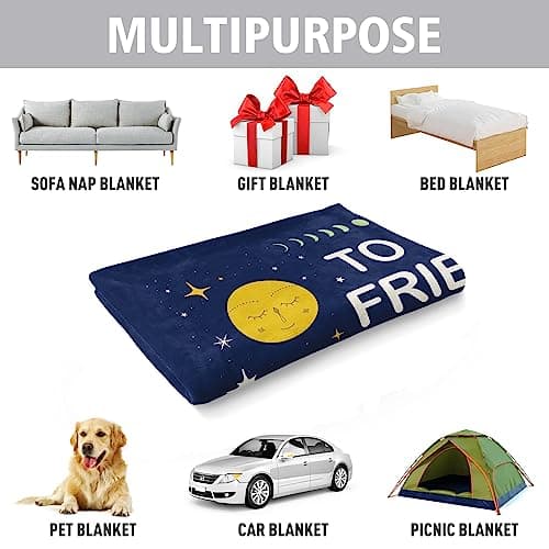 Niyewsor Best Friend Birthday Gifts for Women, Friendship Gifts for Women, Soul Sister, BBF, Bestie, Gift for Friends Female, to My Friend Blanket, 60"x50"