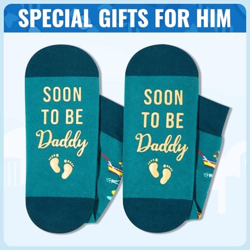 Zmart Gift Idea For Him - Funny Gifts For New Dad Brother Father In Law, In Law Socks