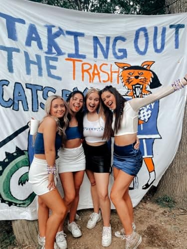 Game Day Bracelets for Women - Red, Black, Blue Heishi Clay Beaded Stretch Bracelets - Stackable Sports Charm Bracelet Bangles - Football Mom Accessories & Outfits Jewelry Gifts