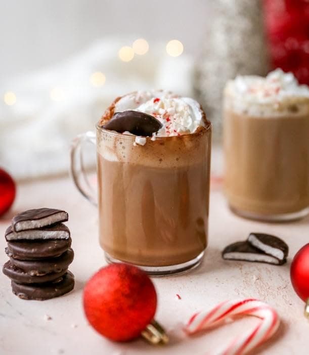 Gourmet Hot Chocolate Gift Sets - 62 Piece Care Package of Hot Cocoa, Apple Cider, Candy Canes, Mini Marshmallows, Popcorn Balls, Cookies, Candy, and Snacks. - Christmas Gift Set from The LakeHouse