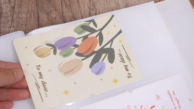 Memory Photo Album Holds 200 Pcs 4 x 6 Inch Leather Wedding Anniversary Family Photo Album with Front Window Double Heart Memory Scrapbook for Couple Gifts(50th Anniversary)