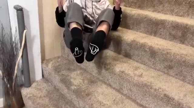 Show off Funny Colorful Novelty Socks ，Gag Christmas Gifts for Men and Women New Year