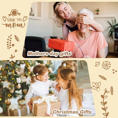 Mothers Day Mom Gifts for Mom Grandma Wife from Husband Daughter Son -Wooden Cooking Spoons Set - Mother's, Christmas,Birthday, Anniversary Kitchen Cooking Presents Ideas for Women Her