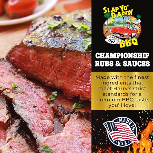 Slap Yo Daddy BBQ Rub Seasoning, Texas Brisket Magic Lone Star - Texas Brisket Rub for Smoking & Grilling From Pitmaster Harry Soo - Championship BBQ Beef Seasoning – No MSG, Gluten-Free – 10.5 oz