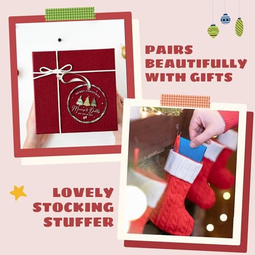 Gifts for New Parents - Expecting Parents to Be Unique Gifts - Baby Pregnancy Announcement Gift Ideas for Husband, Family - Glass Christmas Pregnancy Announcement Ornament 2026