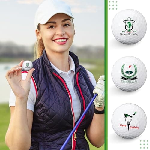 Threan Golf Ball Gift Set Funny Novelty Golfer Present for Men Birthday Dad Golfing Fan One Standard Size Unit