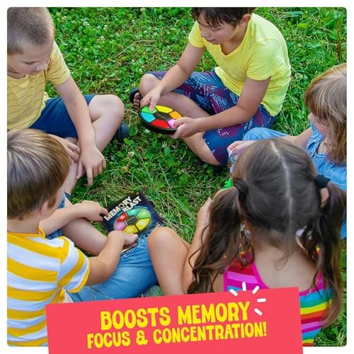 Memory Game for Kids - Gifts for Boys & Girls - 6 7 8 9 10 11 Year Old Boy Birthday Gifts - Kids Games - Toys for 10 Year Old Boy - Car Handheld Travel Games Road Trip for Ages 4-8, 6-8, 8-12 Years
