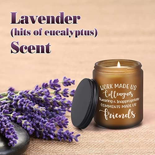 Coworker Leaving Gifts for Women Men - Funny Farewell Candle Gift for Colleagues Friends Going Away Birthday Christmas Office Goodbye Present for Work Bestie Boss Female Male
