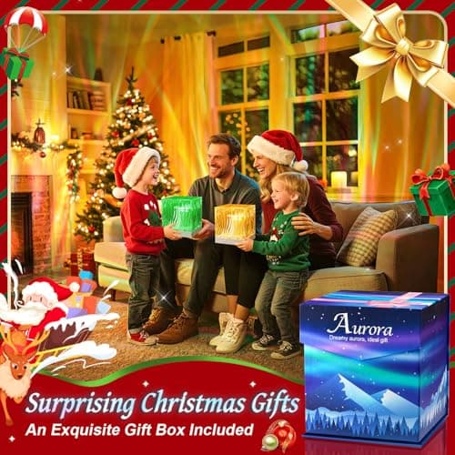 Christmas Gifts for Teens Northern Lights Projector,18 Color Gifts for Teen Boys Gifts for Teenage Girls,Remote Galaxy Projector for Bedroom Night Light for Kids Galaxy Light,Cute Room Decor Aesthetic