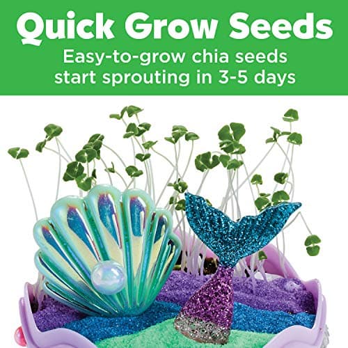 Creativity for Kids Mini Garden: Mermaid Terrarium Kit - Mermaid Gifts for Girls, Crafts and Toys, Holiday Stocking Stuffers for Kids (Ages 6+)