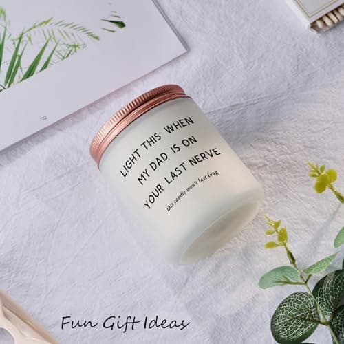 Gifts for Mom, Funny Mom Birthday Mother's Day Christmas Gifts from Daughters and Son, Unique Women Candles Gift for Stepmom