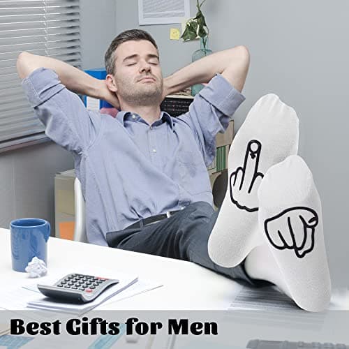 Show off Funny Colorful Novelty Socks ，Gag Christmas Gifts for Men and Women New Year