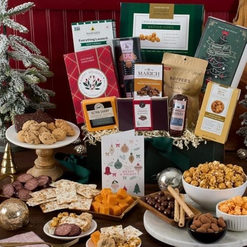 Christmas Basket Gift Premium of Holiday Foods by GourmetGiftBaskets.com
