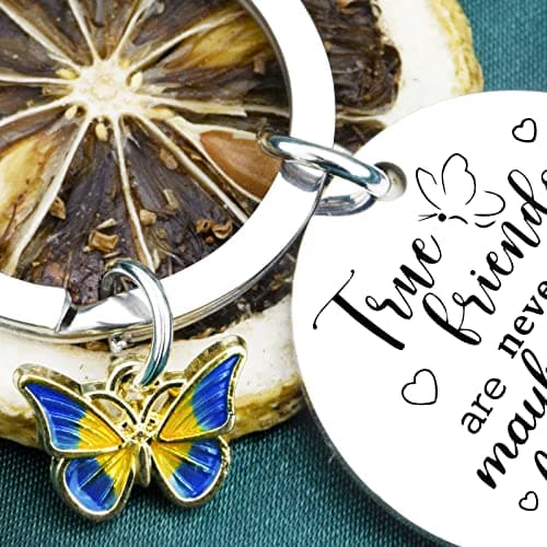 Friends Keychain Friendship Gifts For Women Bff Bestie Best Friend Birthday Gifts for Women Long Distance Gift For Woman Friend Female Best Friends Birthday Christmas Gift Small