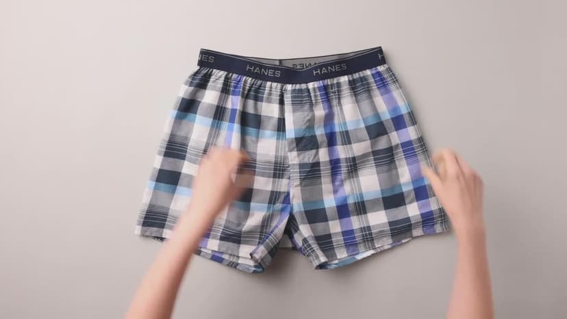 Hanes Pack, Cool & Breathable Cotton Underwear, Moisture-Wicking Boxers for Men