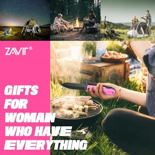 Gifts for Women, Mom, Wife, Girlfriend, Best Friend, Christmas, P-ink Multitool Knife - Gifts for Mom, Unique Gift Ideas for Women, Mothers Day Anniversary Valentines Day Birthday Gifts for Women