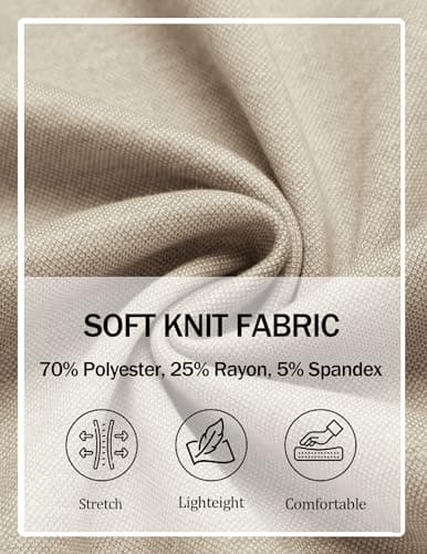 COOFANDY Mens Casual Blazer Knit Sport Coat Lightweight Two Button Suit Jacket