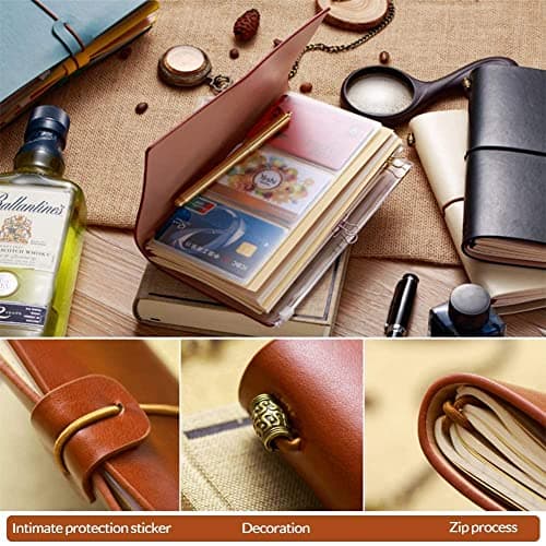 Hiipeenow Coach Appreciation Gifts for Men Women, Leather Travel Journal 140 Pages Presents, Baseball Softball Soccer Basketball Swim Football Coach Gifts, Christmas Birthday Thanksgiving