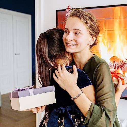 Yiyang 13th 16th 18th 21st 25th 30th 35th 40th 45th 50th 60th 65th 70th 75th 80th Birthday Gifts for Women, Natural Stone Bracelet Birthday Gifts for Women Mom Daughter Grandma Sister Coworker