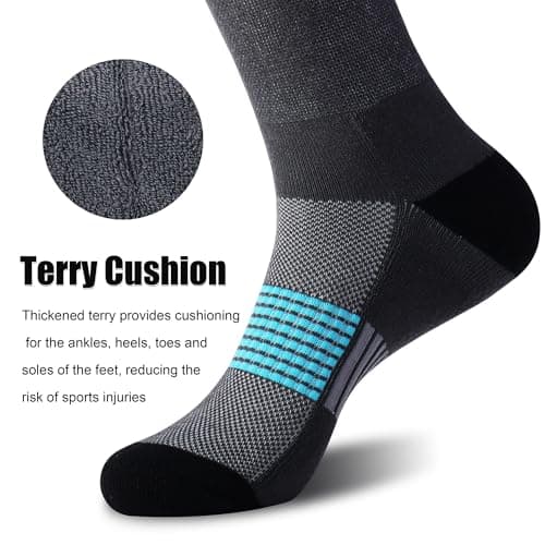 Jeasona Athletic Socks Men Running Cycling Gifts for Runners Riders Sports Gear Accessories