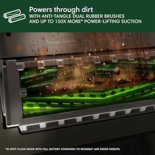 iRobot Roomba Plus 504 Vac Robot Vacuum with AutoEmpty Dock - Superior Power-Lifting Suction, Anti-Tangle Dual Rubber Brushes, Perfect for Pet Hair, Self-Empties for 75 Days, Avoids Obstacles, LiDAR