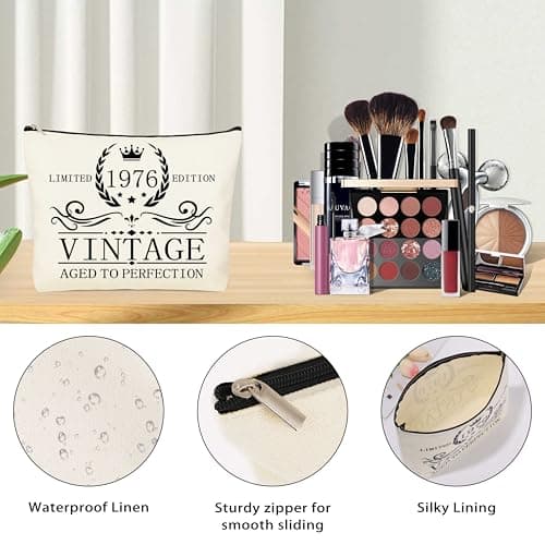 40th 50th 60th Birthday Gifts for Women Tote Bag Birthday Gifts Set for Mom Wife Sister Grandma Birthday Gifts for Her