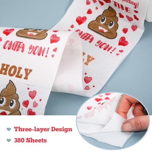 18th Birthday Gifts for Boys or Girls - Happy Prank Toilet Paper - 18th Birthday Decorations, Party Supplies Favors - Novelty Bday Present for Him, Her, Friends - 18 Years Old Funny Gag Gift for Guys