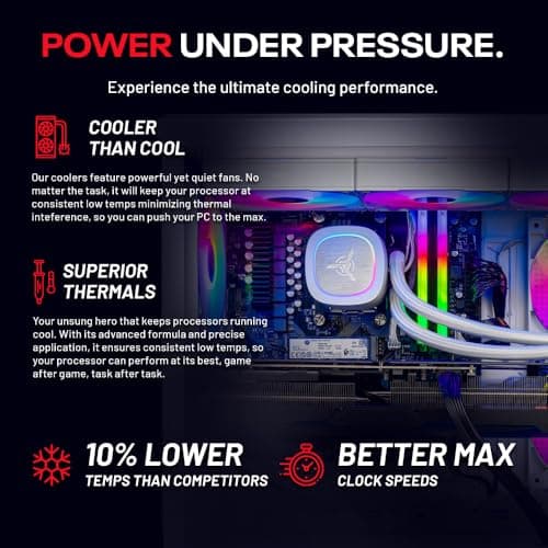 Skytech Gaming Azure 3 Desktop PC, Ryzen 7 9700X 3.8 GHz (5.5GHz), NVIDIA RTX 4060 8GB, 1TB NVMe SSD, 16GB DDR5 RAM 6000, 650W Gold PSU, 360mm ARGB AIO, Wi-Fi, Win 11