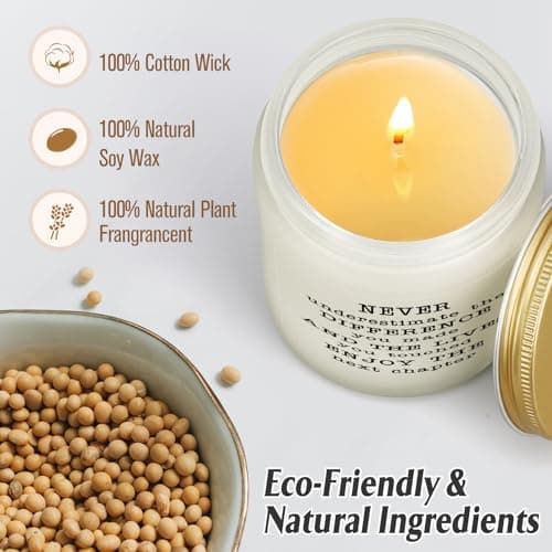 Goodbye Gifts for Coworkers, Retirement Gifts for Women, Going Away Farewell Moving Away Gift for Friends Teachers, Inspirational Gift, Lavender Candle