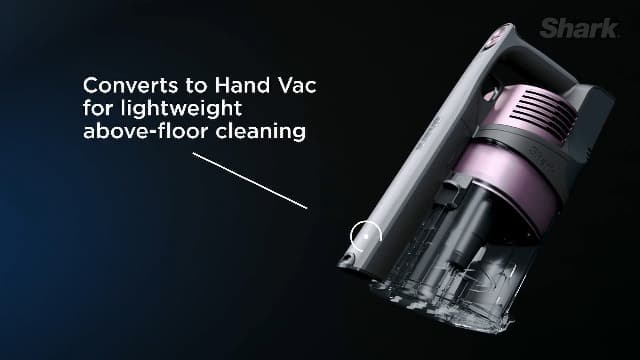 Shark | Pet Cordless Vacuum Cleaner | LED Headlights | Removable Handheld Vacuum for Pet Hair | Crevice Tool & Pet Multi-Tool Included | 40min Runtime | For Carpet & Hard Floors | Grey | IX141