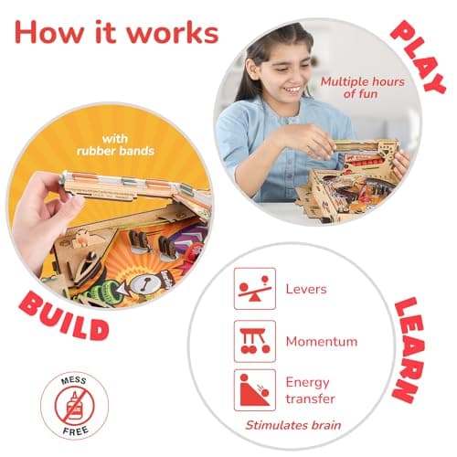 Smartivity DIY Pinball Machine Toy for Ages 8-99 Year Old | Award Winning Arcade Game for Boys & Girls | Birthday Gift Ideas for Kids & Adults | STEM Toys I Fun Family & Party Game
