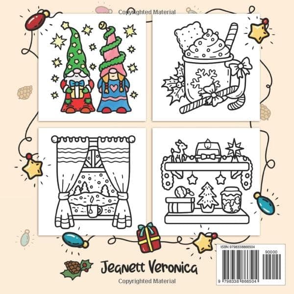 Cozy Girl Christmas Coloring Book: Bold and Easy Designs for Adults & Teens (Cozy Girl Series)