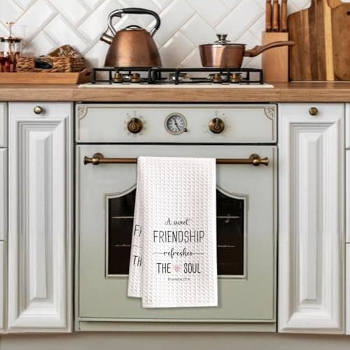 A Sweet Friendship Refreshes The Soul, Christian Gifts for Women Friends, Friendship Gifts for Christian Kitchen Towel Hand Towels, Hostess Gifts