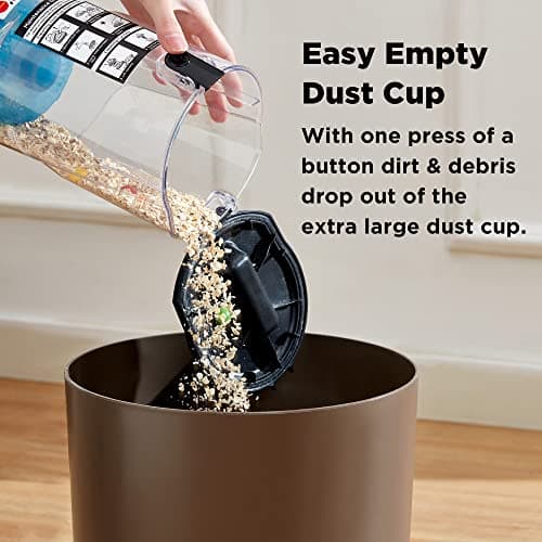 Eureka NEU10AE5 Powerful Bagless Upright Vacuum Cleaner Carpet and Floor, AirSpeed Ultra-Lightweight Vacuum Cleaner, w/ Replacement Filter, Blue