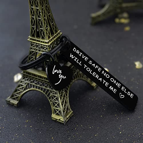 Mens Fathers Day Dad Gifts for Him Naughty Birthday Bf Gifts Anniversary Keychain for Men Sweetest Day for Him Husband Boy Friend Drive Safe Couples from Girlfriend Wife Gift Her Fiance Christmas