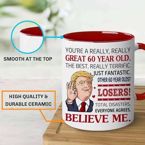 BECHUSKY Gifts for 60th Birthday - 1965 Birthdays Gifts for Men - 60 th Birthdays Decorations Man - Gifts for Women Turning 60 - Ideas for 60s Birthday - 60th Bday Present - Ideas for 60s Bday