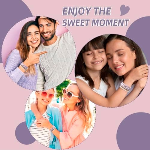 Birthday Gifts for Women Friendship, Teen Girls, Girls, Unique Cute Birthday Gift Box For Girl, Her, Sister, Daughter, Friends, Ideas Cute Daisy Aesthetic Glass Cups Gifts Set (Purple)