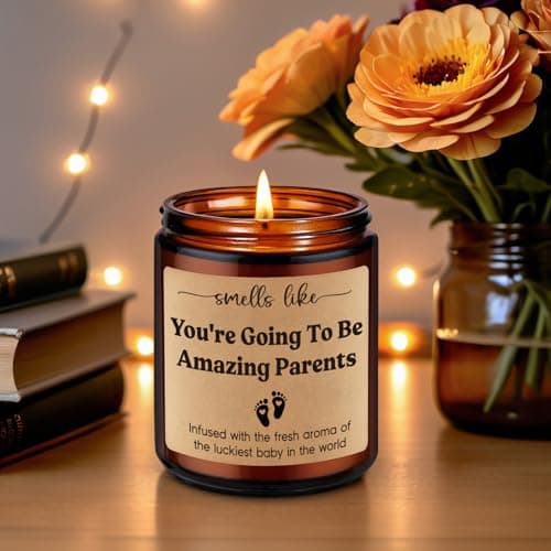 GSPY Candles, New Parents Gifts for Couples, Mom to be, New Dad - Christmas, Pregnancy, Congratulations 1st Baby, Gender Reveal Gifts for Parents to be, First Time Dad, Expecting Mom, Pregnant Mommy
