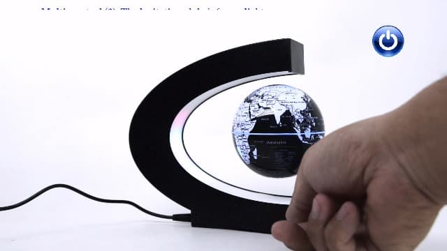 Magnetic Levitation Floating Rotating World globe for children With Colored Lamp And Touch Switch For Men Boss Cool home/Office Decor unique Gifts Or Kids Desk Tech accessories Gadget teenage Toys