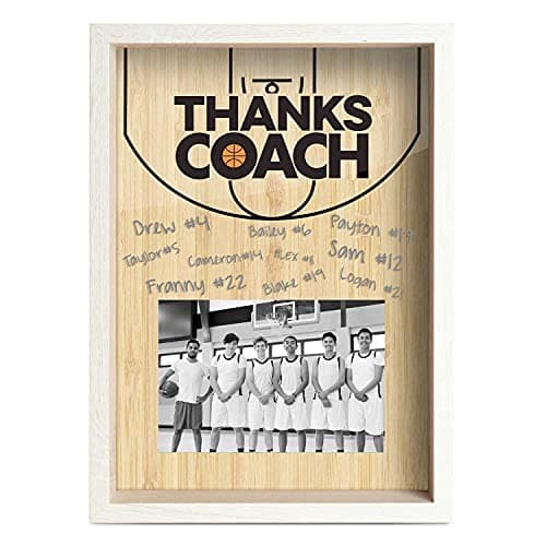 ChalkTalkSPORTS Premier Basketball Photo Frame | Thanks Coach