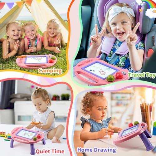 BABLOCVID Toddler Toys,Toys for 1-2 Year Old Girls,Magnetic Drawing Doodle Board for Kids Toy,Educational Learning Baby Toy for 18 Months 1 2 3 Year Old Girl Boy Birthday Easter Gifts,Arts and Crafts