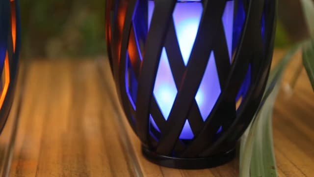 ANERIMST Unique Gifts for Men, Outdoor Bluetooth Speaker Waterproof Wireless with Torch LED Light, Birthday Gift for Boyfriend Him Dad, Cool for Garden, Patio, Outside (Black)