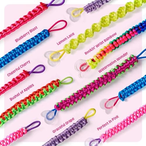 Pretty Me Friendship Bracelet Making Kit for Girls - Crafts for Girl - String Bracelets Maker - Gifts for 8-12 Year Old Kid - Birthday Gift Ideas & Kits Toys Ages 8, 9, 10, 11, 12 - Kids Age 8-12 Olds