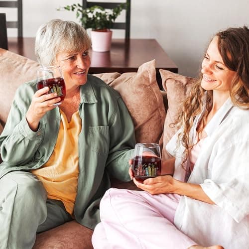 Futtumy Gifts for Book Lovers Women, Book Lover Wine Glasses 17oz, Gifts for Readers Book Lovers, Funny Reading Bookish Book Lovers Gift for Birthday Christmas Mother's Day