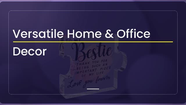 Best Friend Birthday Gifts for Women, Friendship Gifts for Women, Bestie Acrylic Puzzle Plaque Keepsake for Soul Sister Female Bestfriend Work Besties Birthdays, Graduation Gift for Her