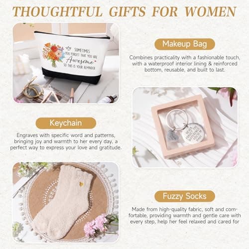 Thank You Gifts for Women, Employee Appreciation Gifts for Coworkers Teacher Nurse Boss Mom Farewell Retirement Thank You Gift Box, Canvas Tote Bag Tumbler Gratitude Gift Baskets
